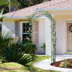 Arco de jardn en metal 'Rose'